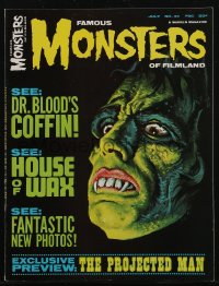 2t0886 FAMOUS MONSTERS OF FILMLAND #45 magazine July 1967 Rob Cobb cover art The Projected Man!