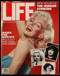 2t0902 LIFE magazine October 1981 Mania for Marilyn Monroe, Joan, Lana & Shirley!