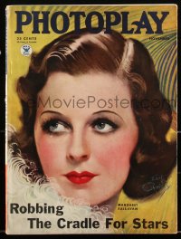 2t0935 PHOTOPLAY magazine November 1934, wonderful art portrait of Margaret Sullavan by Earl Christy