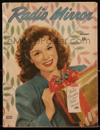 2t0947 RADIO MIRROR magazine January 1946 portrait of Eileen Barton by Salvatore Consentino!