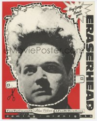 2t0468 ERASERHEAD promo cut-out mask R1980s directed by David Lynch, wacky Jack Nance face mask!