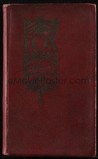 2t1568 FOX DATE BOOK 1926-27 exhibitor's date book 1926 F.W. Murnau, What Price Glory, 7th Heaven & more!