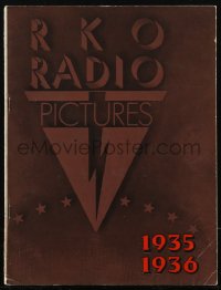 2t0452 RKO RADIO PICTURES 1935-36 studio brochure 1935 Astaire & Rogers in Top Hat, ultra rare!