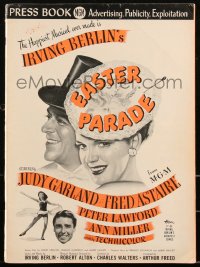 2t0322 EASTER PARADE pressbook 1948 Judy Garland & Fred Astaire, Irving Berlin musical, very rare!