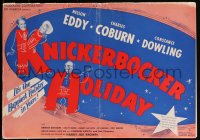 2t0353 KNICKERBOCKER HOLIDAY pressbook 1944 Nelson Eddy, Charles Coburn, Constance Dowling, rare!