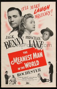 2t0365 MEANEST MAN IN THE WORLD pressbook 1943 Jack Benny, Priscilla Lane, George M. Cohan, rare!