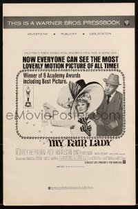 2t0369 MY FAIR LADY pressbook 1964 Audrey Hepburn & Rex Harrison, Best Picture Academy Award winner!