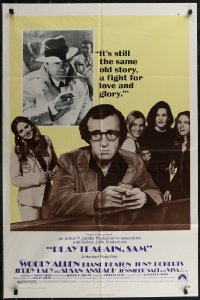 2t1130 PLAY IT AGAIN, SAM 1sh 1972 Woody Allen, Diane Keaton, Jerry Lacy as Humphrey Bogart!