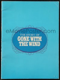 2t0801 GONE WITH THE WIND souvenir program book R1967 the story behind the most classic movie!