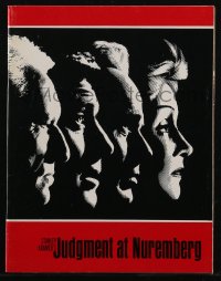 2t0806 JUDGMENT AT NUREMBERG souvenir program book 1961 Spencer Tracy, Garland, Lancaster, Dietrich