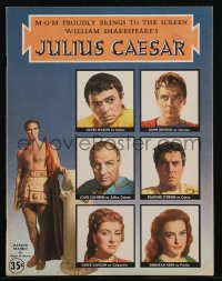 2t0807 JULIUS CAESAR souvenir program book 1953 Marlon Brando, James Mason, Garson, Shakespeare!