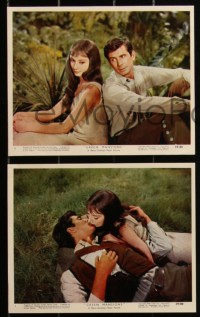 2t1711 GREEN MANSIONS 12 color 8x10 stills 1959 lovers Audrey Hepburn & Anthony Perkins in jungle!