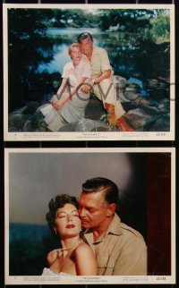 2t1725 MOGAMBO 12 color 8x10 stills 1953 Clark Gable, Grace Kelly, Ava Gardner, Africa, cool images!