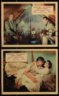 2t1581 MOGAMBO 5 color English FOH LCs 1953 Clark Gable, Grace Kelly & Ava Gardner in Africa, rare!