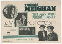 2t1508 MAN WHO FOUND HIMSELF herald 1925 Thomas Meighan, Virginia Valli, Booth Tarkington, rare!