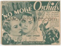 2t1514 NO MORE ORCHIDS herald 1932 Carole Lombard squandered millions to be wealthy in love, rare!