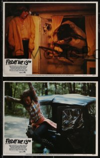 2t1416 FRIDAY THE 13th 4 LCs 1980 great images from the slasher horror classic, Kevin Bacon in one!