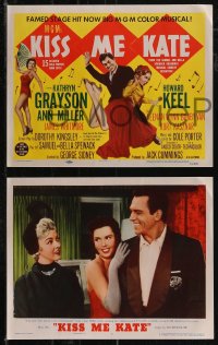 2t1385 KISS ME KATE 8 LCs 1953 Howard Keel, Keenan Wynn, Kathryn Grayson, sexy Ann Miller!