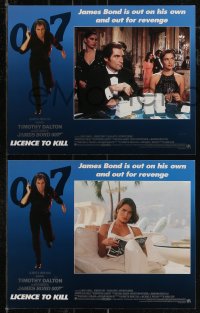 2t1387 LICENCE TO KILL 8 LCs 1989 Timothy Dalton as James Bond 007, he's out for revenge!