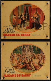 2t1430 MADAME DU BARRY 3 LCs R1930s Dolores Del Rio with Reginald Owen as King Louis XV, ultra rare!