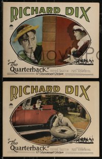 2t1407 QUARTERBACK 7 LCs 1926 Richard Dix, wonderful college images, ultra rare scene cards!