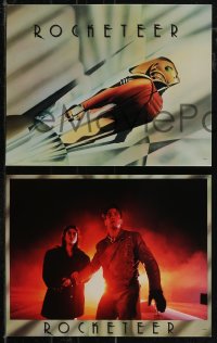 2t1398 ROCKETEER 8 LCs 1991 Disney sci-fi, Bill Campbell, Jennifer Connelly, TC by John Mattos!