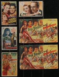 2x0698 LOT OF 6 SPANISH HERALDS 1950s great images from a variety of different movies!