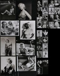 2x0722 LOT OF 39 MARILYN MONROE REPRO PHOTOS 1980s incredible portraits of the sexy star!