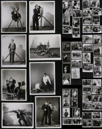 2x0713 LOT OF 68 BUSTER KEATON REPRO PHOTOS 1980s great images of the legendary comedy star!