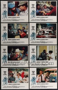 2x0183 LOT OF 8 UPTOWN SATURDAY NIGHT LOBBY CARDS 1974 Poitier, Cosby, Belafonte, complete set!