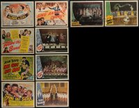 2x0180 LOT OF 10 1940S UNIVERSAL MUSICALS LOBBY CARDS 1940s great scenes from several movies!