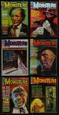 2x0390 LOT OF 6 FAMOUS MONSTERS #60-65 MAGAZINES 1969-1970 great cover art + cool articles!