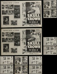 2x0639 LOT OF 6 SKULL & CROWN HERALDS 1936 James Oliver Curwood & canine hero Rin-Tin-Tin!