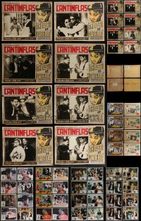 2x0493 LOT OF 80 CANTINFLAS MEXICAN LOBBY CARDS 1950s-1960s complete sets from several movies!