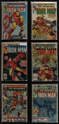 2x0306 LOT OF 6 IRON MAN COMIC BOOKS BETWEEN #126-152 1970s-1980s Ant-Man, new stealth armor & more!