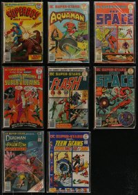 2x0278 LOT OF 8 DC SUPER-STARS COMIC BOOKS 1970s Superboy, Aquaman, Flash, Teen Titans & more!