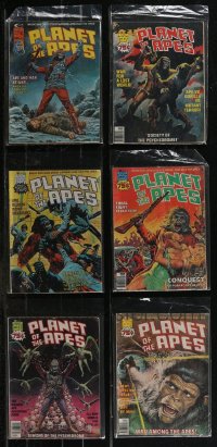 2x0300 LOT OF 6 PLANET OF THE APES COMIC BOOKS 1970s ape and man at war for a lost world!