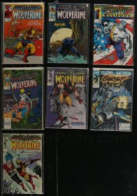 2x0283 LOT OF 7 MARVEL COMICS PRESENTS COMIC BOOKS 1980s Wolverine, Colossus, Ghost Rider!