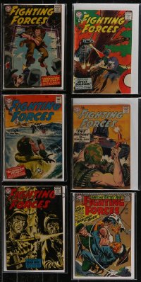 2x0301 LOT OF 6 OUR FIGHTING FORCES COMIC BOOKS 1950s DC Comics, Death Stalks the Hunter & more!