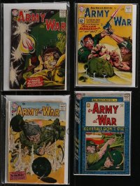 2x0337 LOT OF 4 OUR ARMY AT WAR COMIC BOOKS 1950s Killer Sergeant, Generals Don't Die & more!