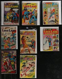 2x0276 LOT OF 8 LOIS LANE COMIC BOOKS 1960s the adventures of Superman's Girl Friend!