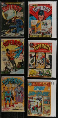 2x0299 LOT OF 6 SUPERBOY COMIC BOOKS 1960s-1970s adventures of Superman when he was a teen!