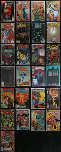 2x0200 LOT OF 25 DC COMIC BOOKS 1980s-1990s Superman, Justice League, Huntress, Batman & more!