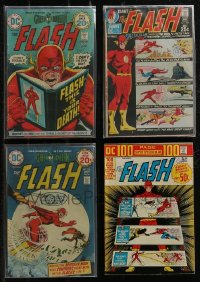 2x0349 LOT OF 4 1970s FLASH COMIC BOOKS 1970s Green Lantern, Captain Cold, Reverse Flash & more!