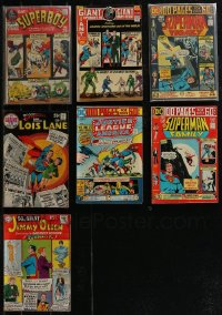 2x0287 LOT OF 7 GIANT-SIZED DC COMIC BOOKS 1970s Superboy, Superman, Lois Lane, Justice League!