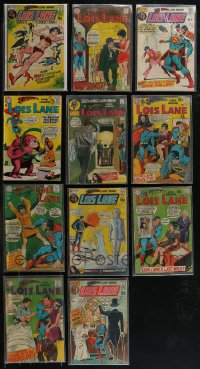 2x0251 LOT OF 11 LOIS LANE COMIC BOOKS 1970s the adventures of Superman's Girl Friend!