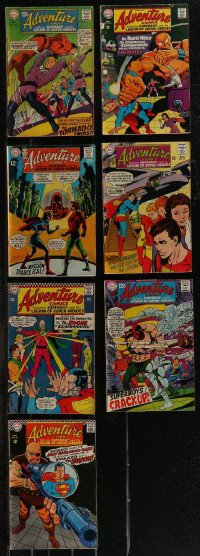 2x0292 LOT OF 7 ADVENTURE COMICS COMIC BOOKS 1960s Superboy and the Legion of Super-Heroes!