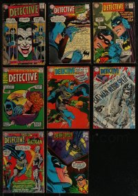 2x0277 LOT OF 8 DETECTIVE COMICS COMIC BOOKS 1960s Batman, Robin, The Joker's Last Laugh & more!