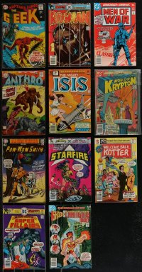 2x0253 LOT OF 11 DC COMICS FIRST ISSUES COMIC BOOKS 1960s-1970s The Geek, Ragman, Men of War!