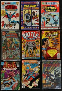 2x0270 LOT OF 9 DC COMICS FIRST ISSUES COMIC BOOKS 1970s Super-Team Family, Teen Titans & more!